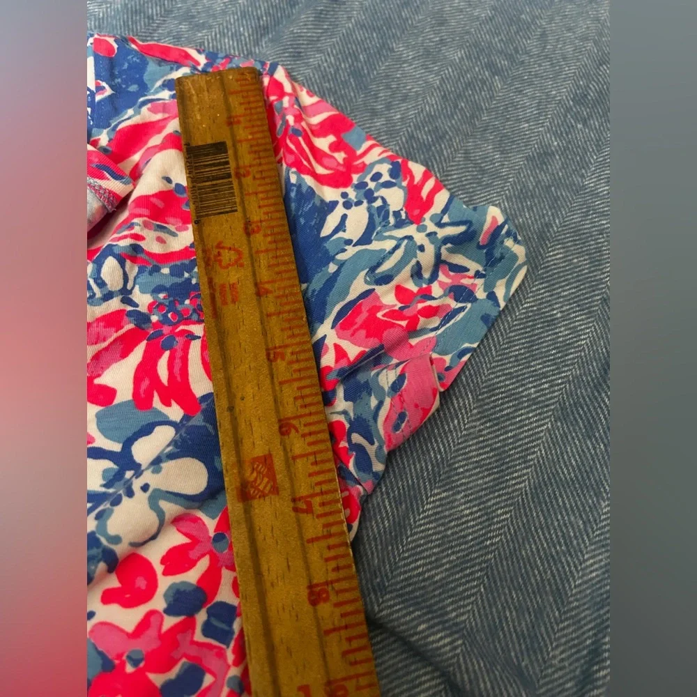 Lilly Pulitzer Red and White Fitted T-Shirt - Picture 3 of 6
